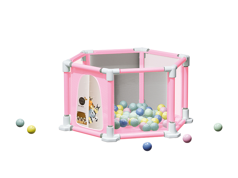 Cartoon Dog Hexagonal Fence