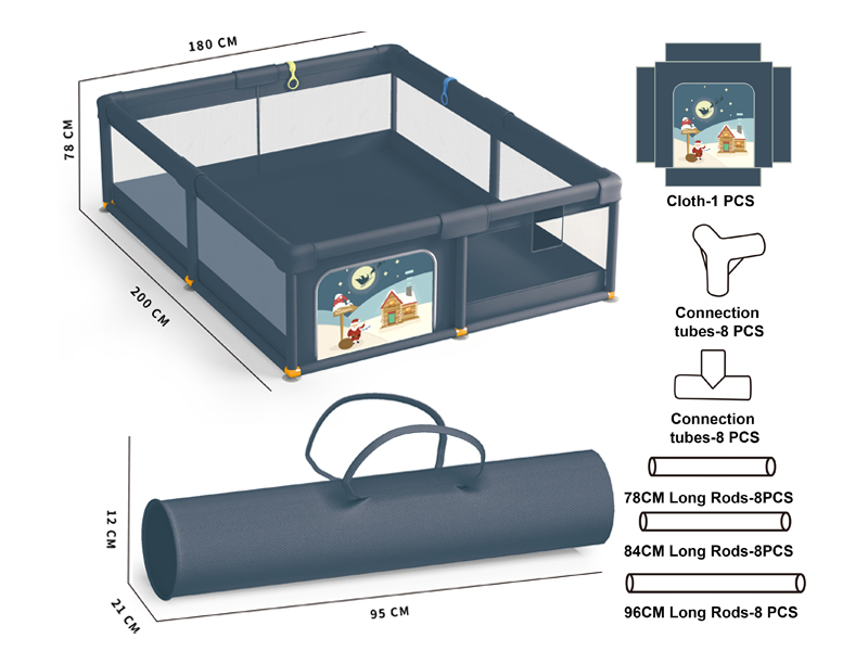 Santa Claus Square Fence Toy