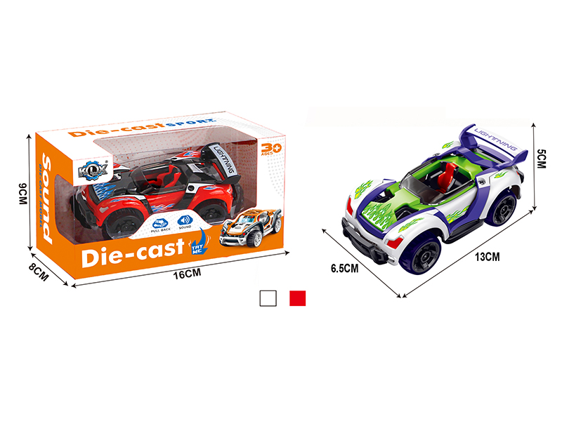 Alloy Pull Back Sports Car With Sound