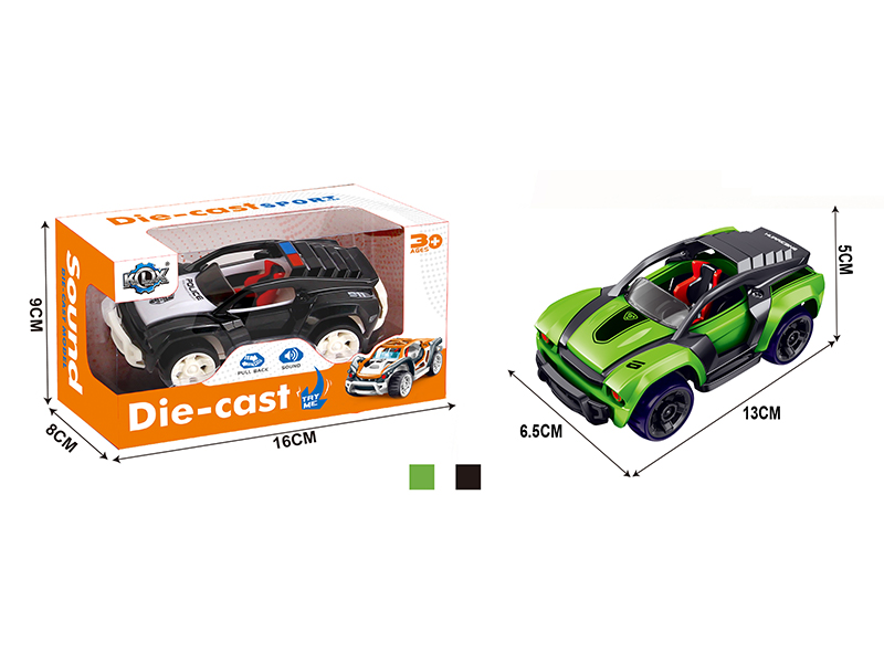 Alloy Pull Back Sports Car With Sound