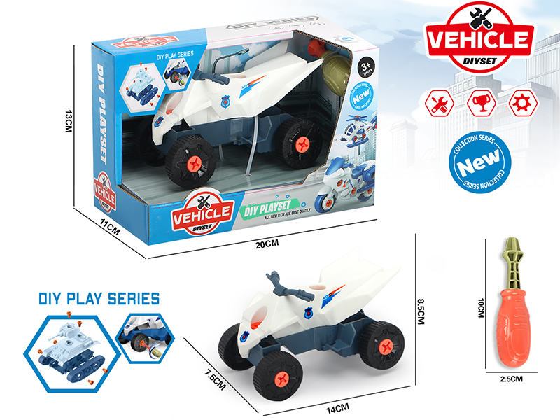 DIY Disassembly And Assembly Beach Motorcycle