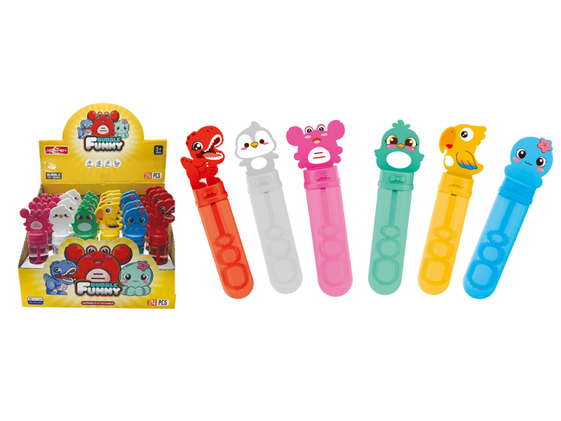 Cartoon Animal Bubble Stick(24PCS)