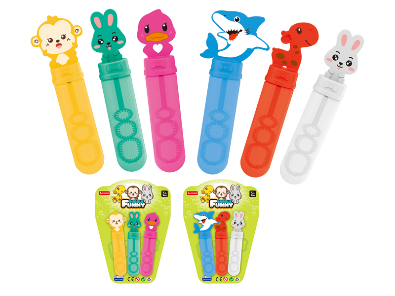 Cartoon Animal Bubble Stick(3PCS)