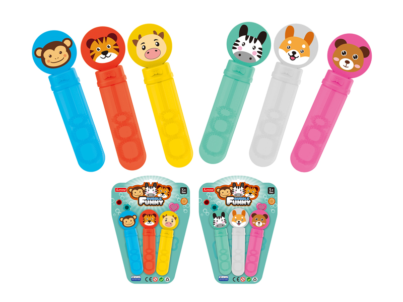 Cartoon Animal Bubble Stick(3PCS)