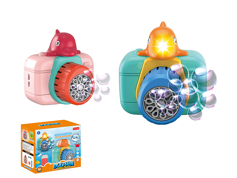 Electric Dolphin Bubble Camera With Light