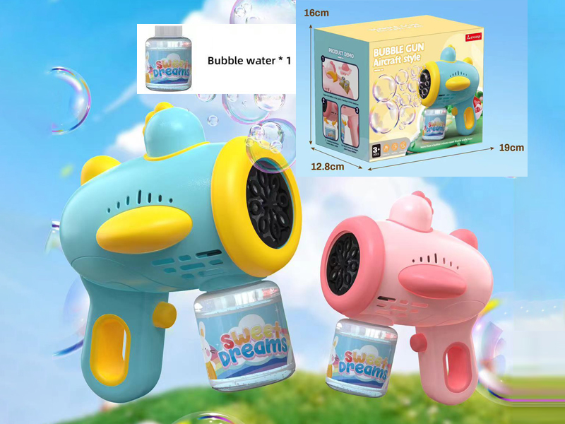 Electric Airplane Bubble Gun