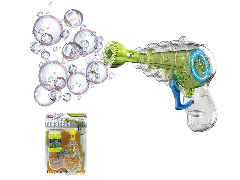 Colorful Bubble Gun With Light