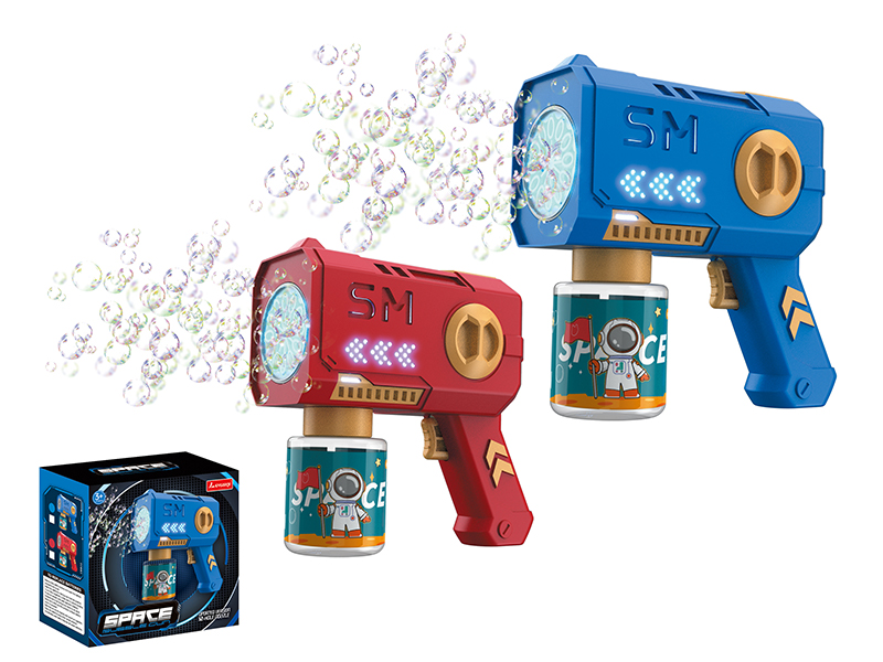 Electric Space Bubble Gun With Light