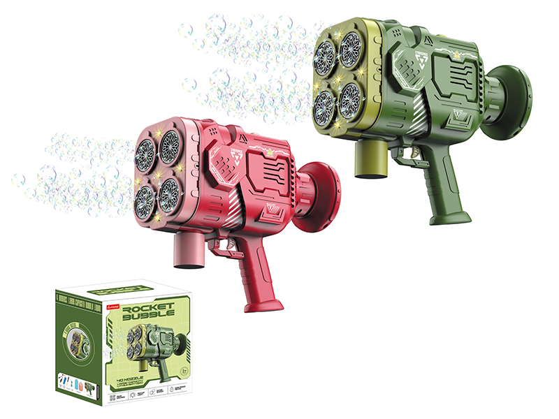 40 Hole Space Bubble Launcher With Light