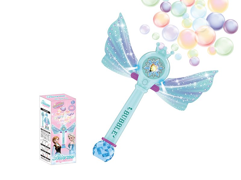 Electric Ice And Snow Fairy Bubble StickWith Light And Music