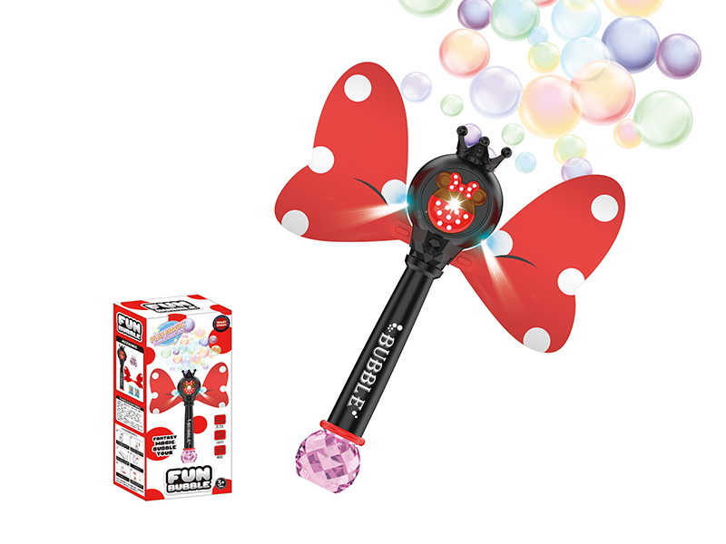 Electric Mickey Fairy Bubble Stick With Light And Music
