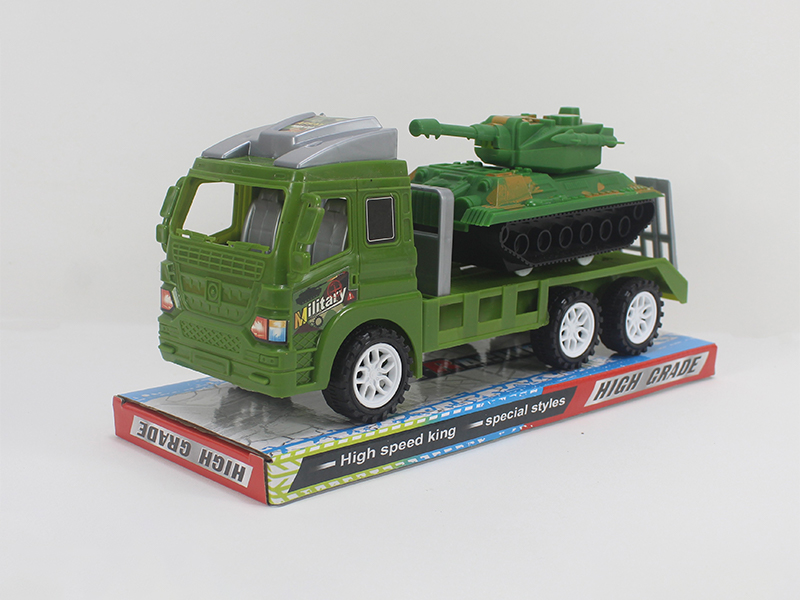 Friction Trailer Car+Tank