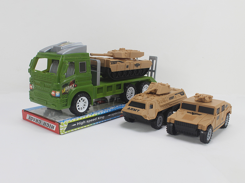 Friction Trailer Car+Tank