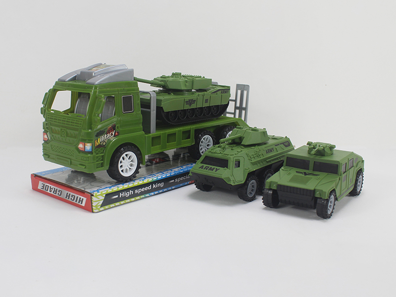Friction Trailer Car+Tank