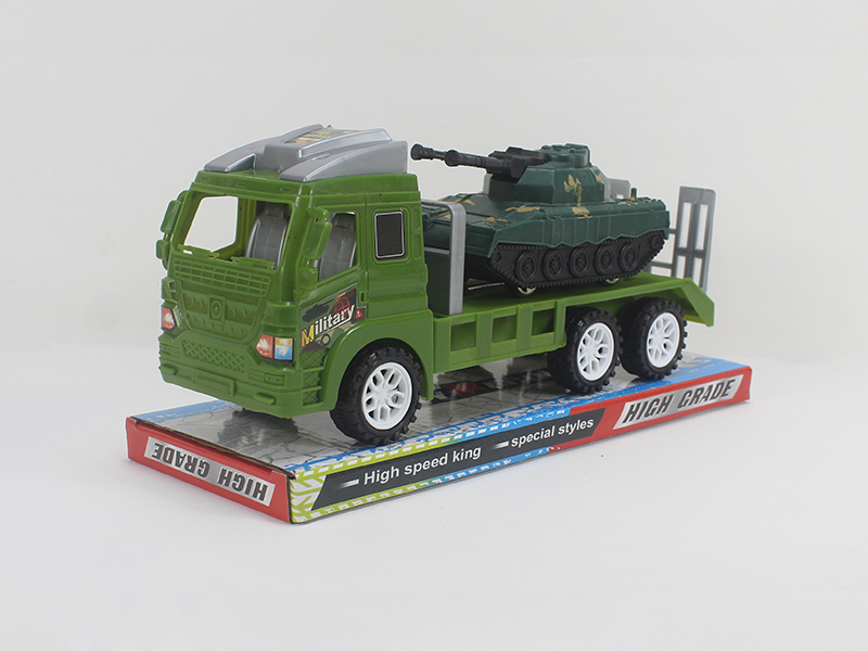 Friction Trailer Car+Tank