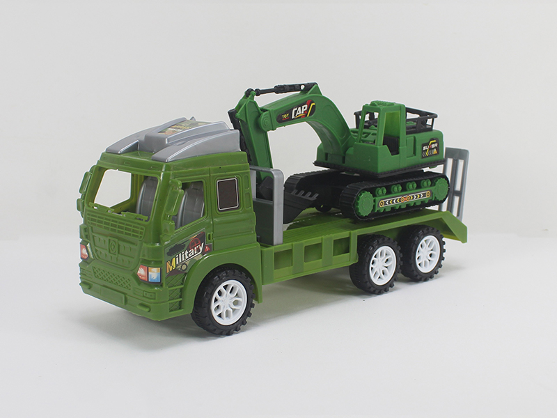 Friction Trailer Car+Excavating Machinery