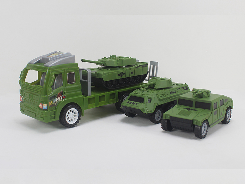 Friction Trailer Car+Tank