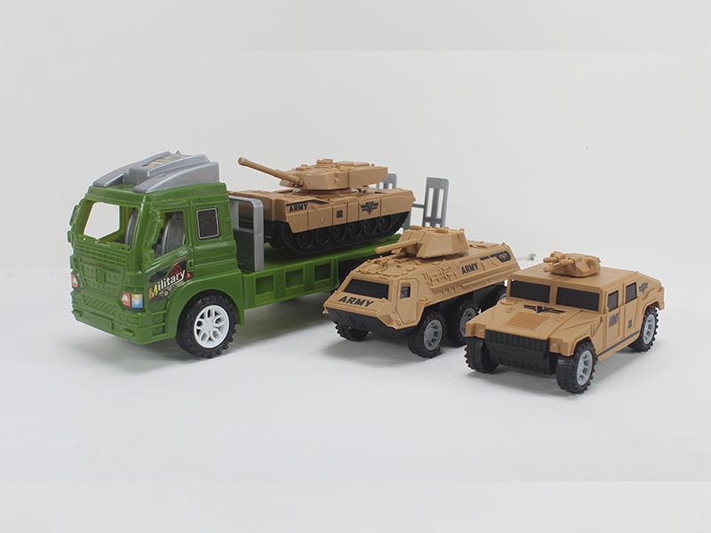 Friction Trailer Car+Tank