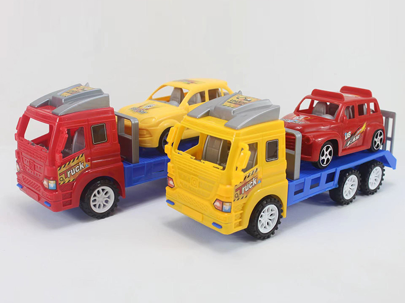 Friction Trailer Car+Car