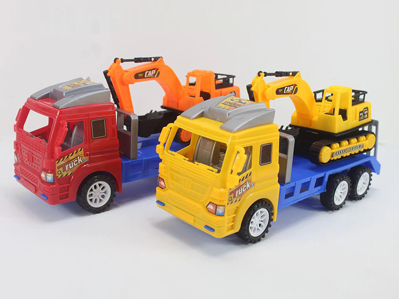 Friction Trailer Car+Excavating Machinery