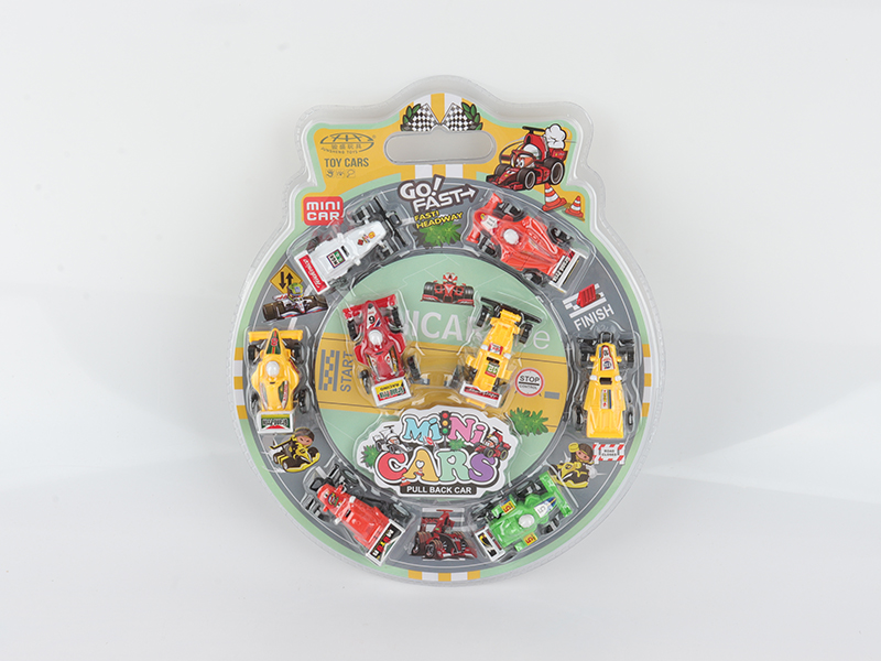 Pull Back Cartoon Racing Cars