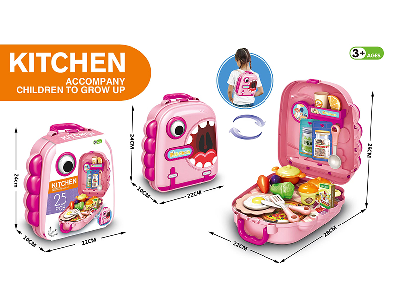 Kitchen Theme Storage Dinosaur Backpack