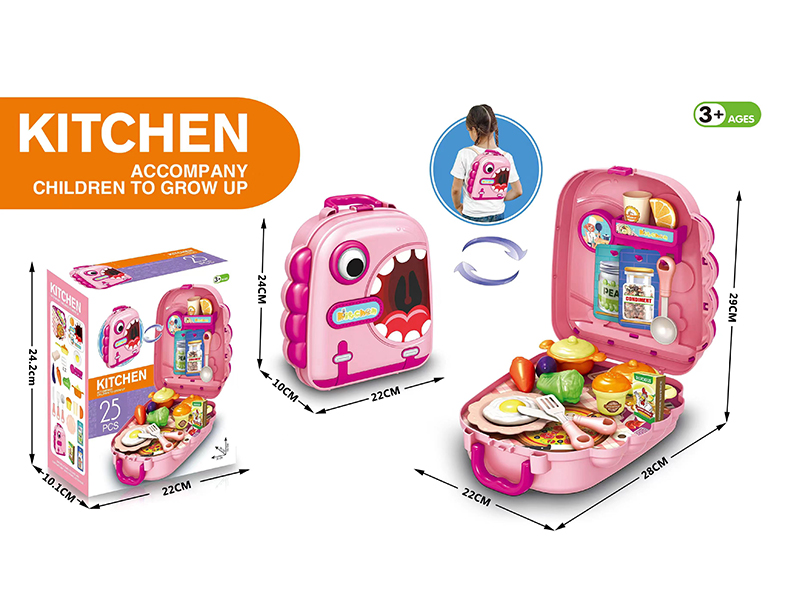 Kitchen Theme Storage Dinosaur Backpack