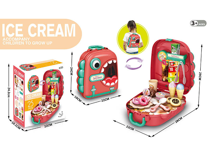 Dessert Theme Storage Dinosaur Backpack
