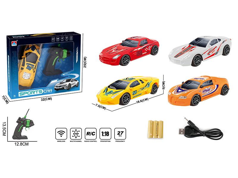 1:24 4-Channel Remote Control Racing car