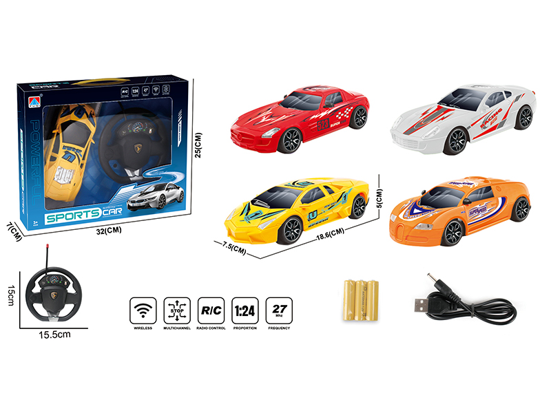 1:24 4-Channel Remote Control Racing car
