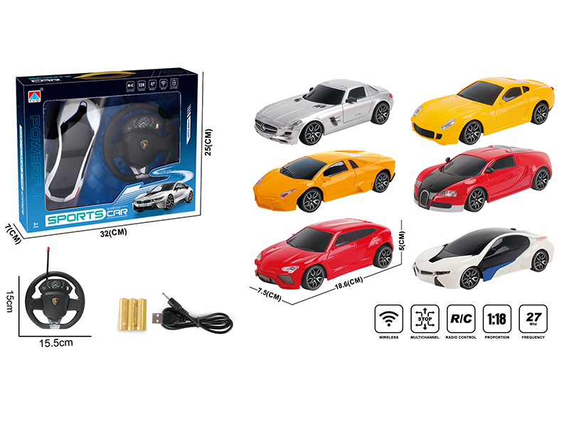 1:24 4-Channel Remote Control car With Lights