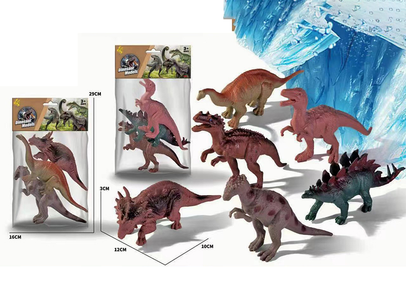 3PCS Artificial Dinosaur