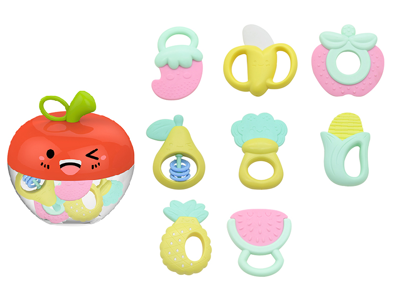 Teether Rattles 8PCS