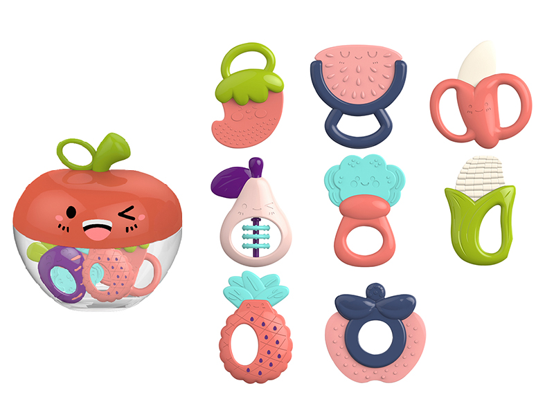 Teether Rattles 8PCS