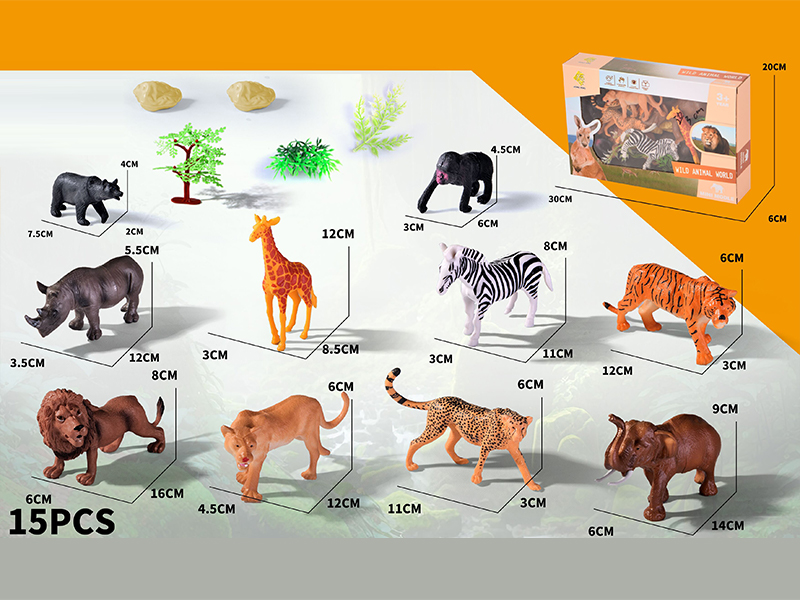 Wild Animal Toy Set