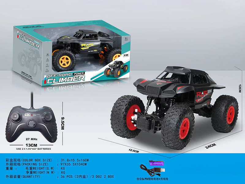 1:16 Remote Control Off-Road Climbing Car(27Mhz)