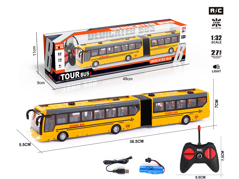 1:32 4-Channel Remote Control City Bus With Lights