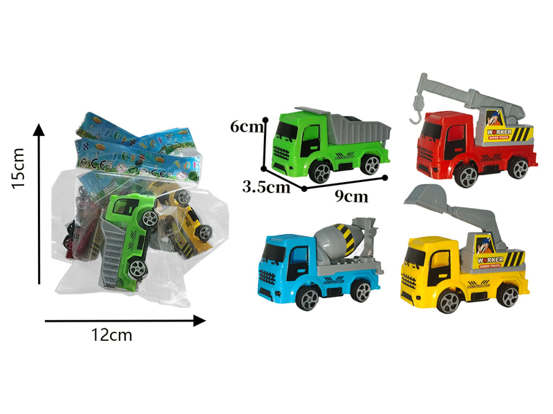 Pull Back Engineering Vehicle