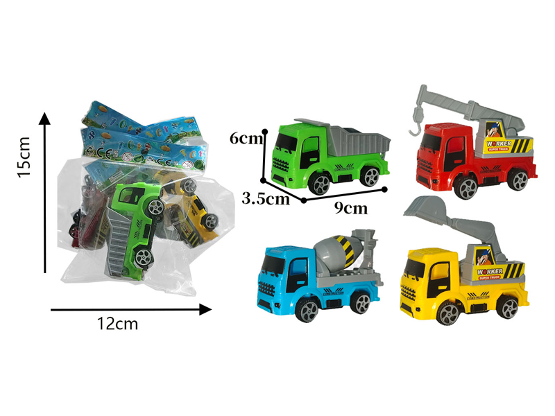 Pull Back Engineering Vehicle