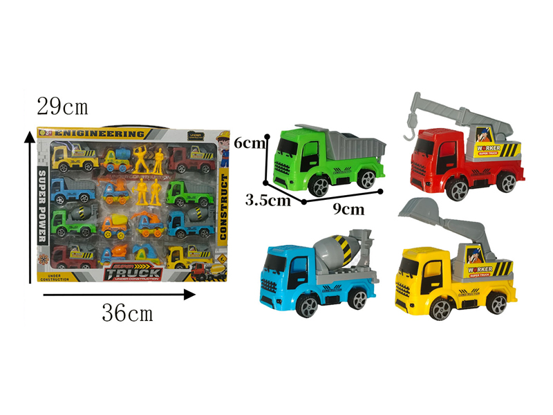 Pull Back Engineering Vehicle