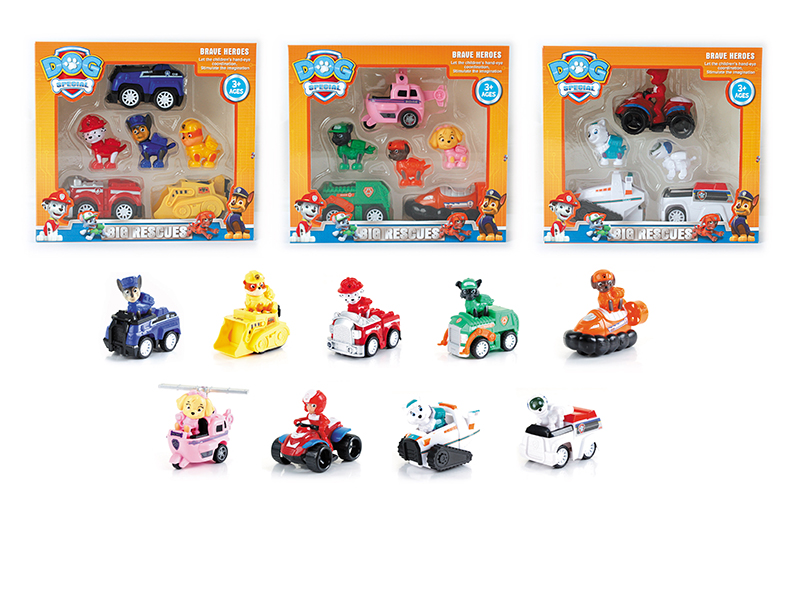 Paw Patrol Pull Back Cars