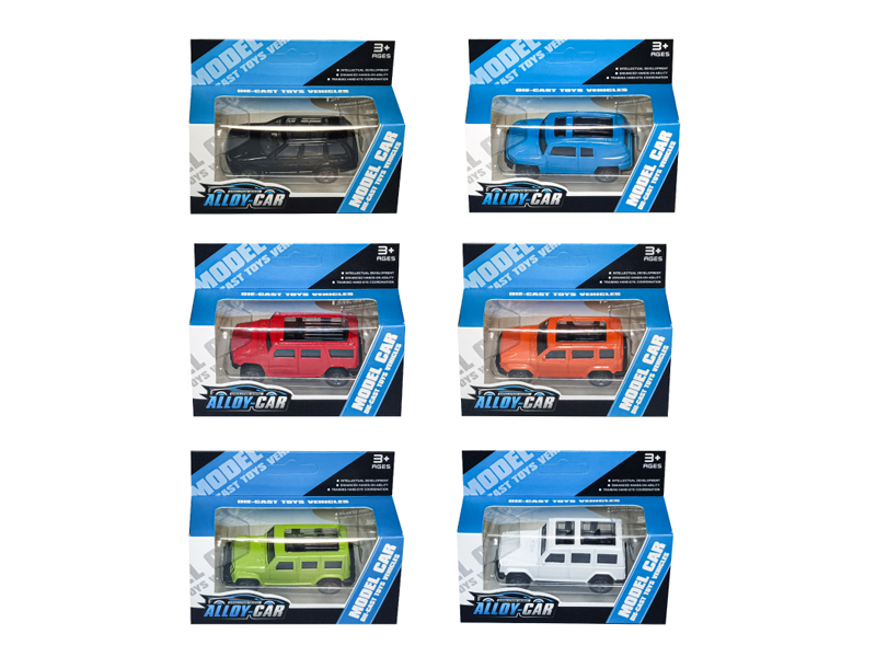 1:60 Pull Back Alloy Car