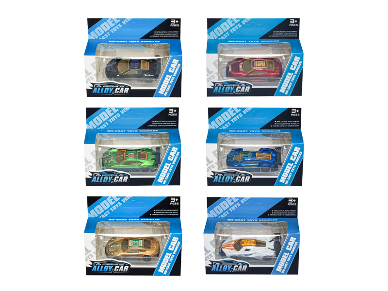 1:60 Pull Back Alloy Car