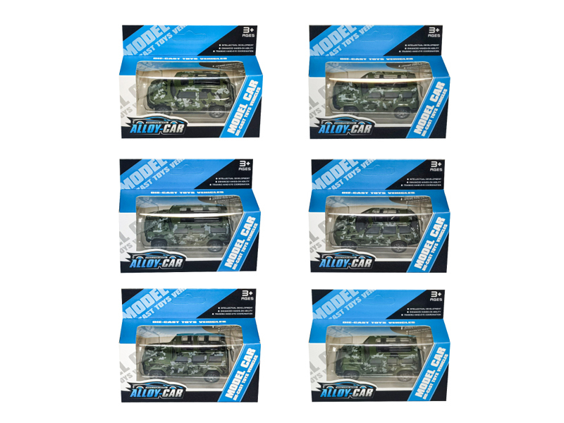 1:60 Pull Back Alloy Car