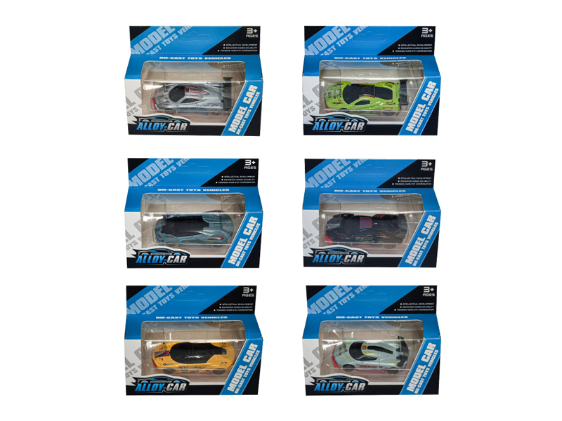 1:60 Pull Back Alloy Car