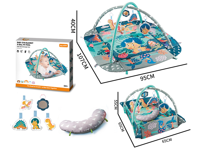 5 In 1 Baby Game Crawling Pad With 20 Balls