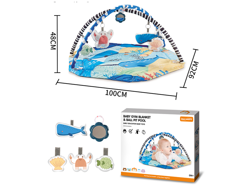 4 In 1 Baby Game Crawling Pad With 20 Balls