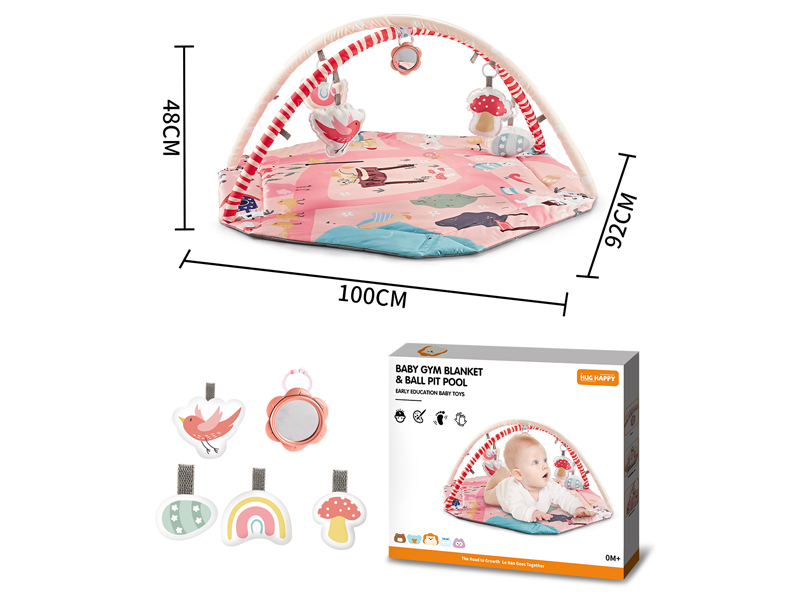 4 In 1 Baby Game Crawling Pad With 20 Balls