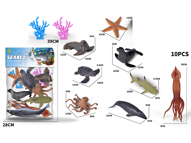 Marine Animal Set 10PCS