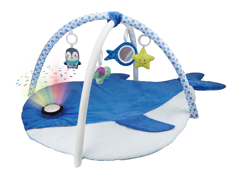 Baby Music Fitness Blanket(Blue)